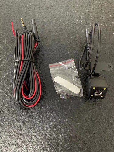 九目h718 h715h720a高清夜视行车记录仪摄像头倒车影像电源线