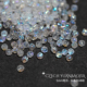3mm小南瓜20颗 水晶白AB彩捷克进口水晶珠人造串珠戒指项链diy