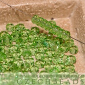 3x6mm30颗朗德尔切面珠 贵橄榄石绿草绿捷克进口水晶diy串珠火磨