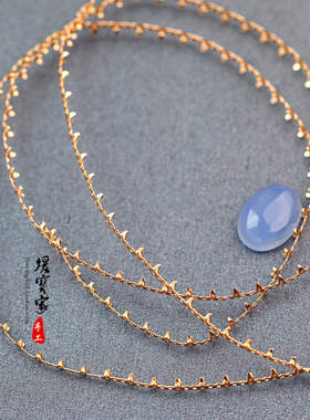 1c333纯铜镀金戒托花边1米 随型自由制作底托戒面好质量推荐自用