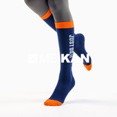 MEIKAN 瑜伽袜运动健身袜子女士高筒速干透气微压减震毛圈跑步袜