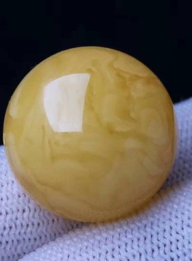 原矿俄料蜜蜡圆珠白花蜜单珠子散珠隔珠猴头金刚星月文玩手串配珠