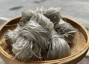 潮州特产正宗凤凰畬鹅粉鸡肠粉日晒纯手工制作零添加食品500g包邮