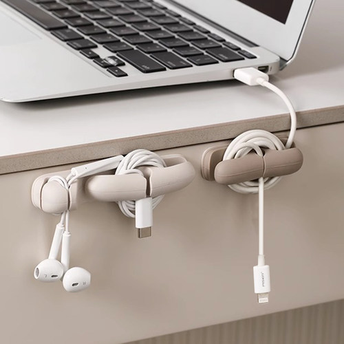 墙上固定卡子桌面理线器