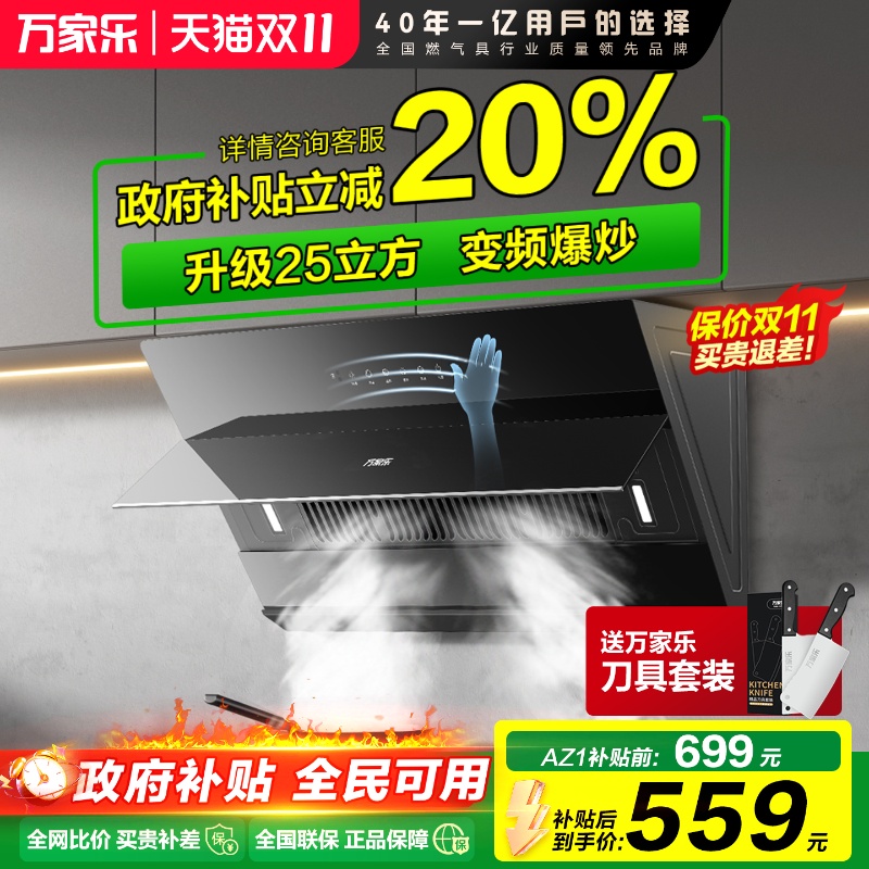 政府补贴20%油烟机侧吸式大吸力