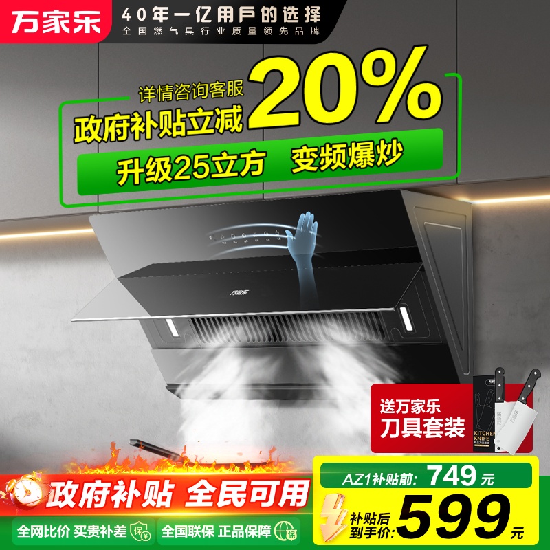 政府补贴20%油烟机侧吸式大吸力