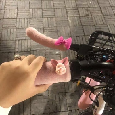 冬季电动车手把套保暖加绒加厚