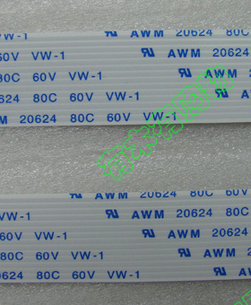 AWM 20798 80C 60V VW-1排线 连接线 14P 1.0间距 同面 100MM长