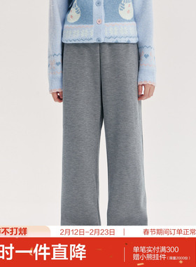 笛莎官方旗舰童装女童加绒运动裤冬季新款女孩儿童时尚保暖休闲裤