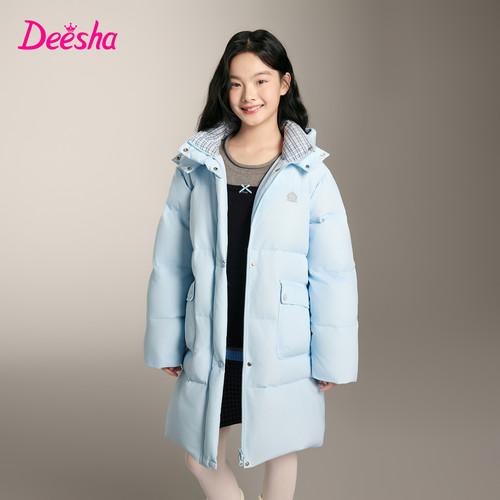 笛莎官方旗舰店女童羽绒服