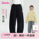 女童加绒弯刀裤 女孩儿童保暖运动裤 冬季 子新款 裤 笛莎官方旗舰童装