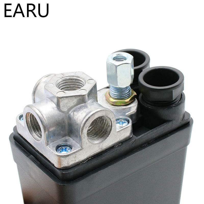 。240V AC稳压器重型空气压缩机泵压力控制开关4端口气泵控制阀
