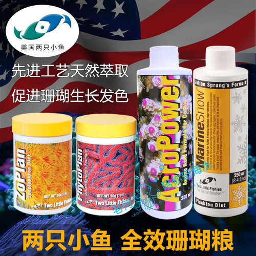 美国两只小鱼颗粒型美国