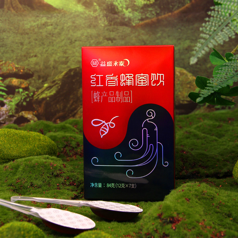 益盛永泰蜂产品制品红参蜂蜜饮12g*7支