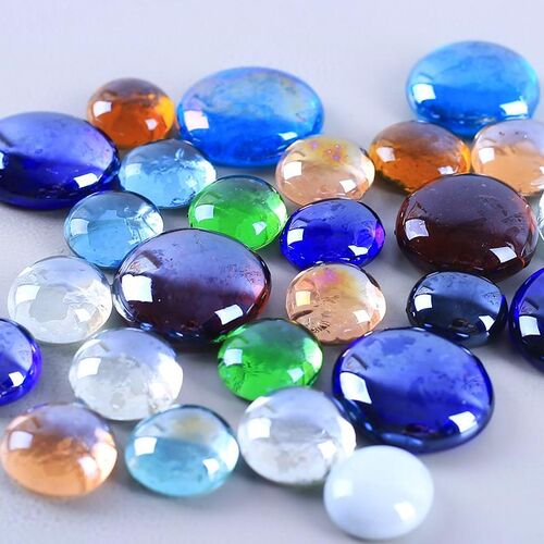 Tank color landscape glass pebbles balcony bai maji stone