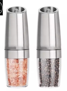 2pcs/set Electric Pepper Grinder Salt And Pepper Mills Spice