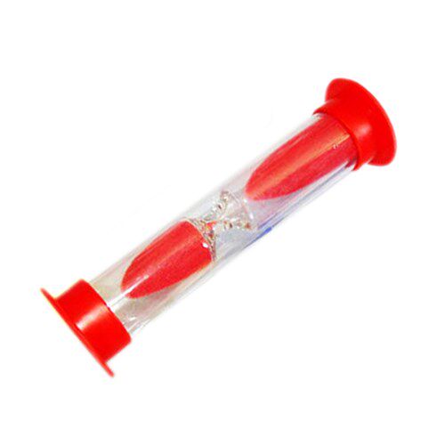 JFBL Wholesale 1 Minute Cute Plastic Sand Timer Red