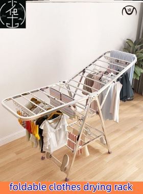 clothes hanger laundry rack foldable clothes drying rack衣架