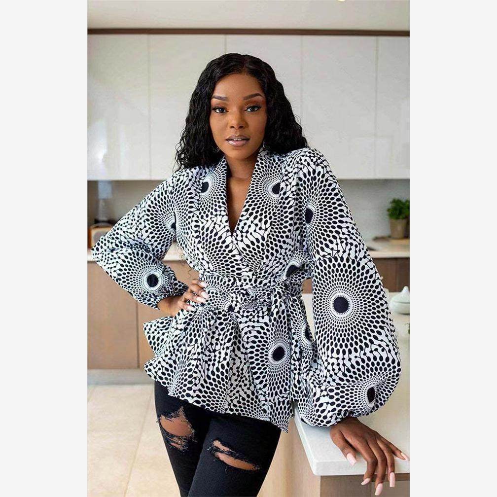 非洲风情数码印花女式修