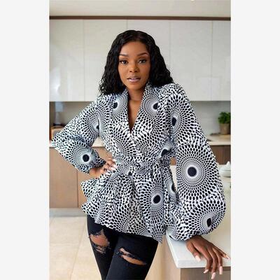 非洲风情数码印花女式修