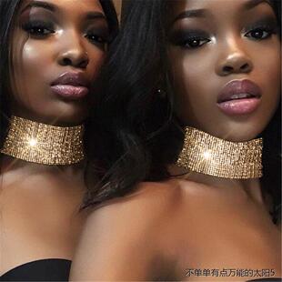 Neck necklace for women with A diamond necklace A钻项链饰品