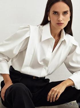 Women'sshirts直角肩白