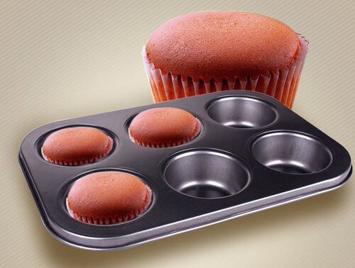 6 Cups/12 Cups  Non-stick Cupcake Baking Tray Cup Cake Mold