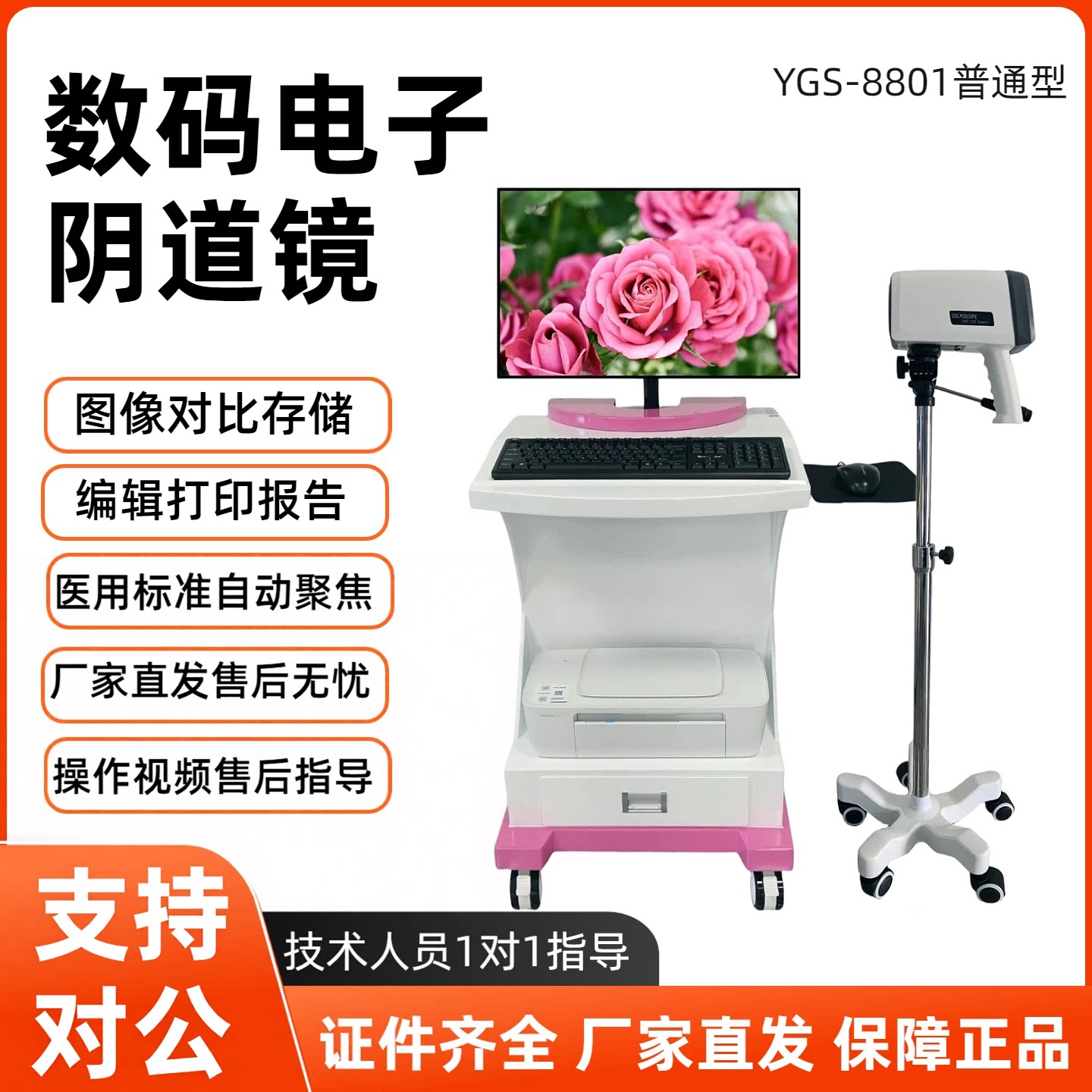 数码电子阴道镜高清像素医院同款宫颈检测妇科私密检查仪厂家直发