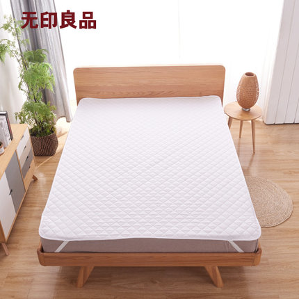褥子无印良品透气双人床