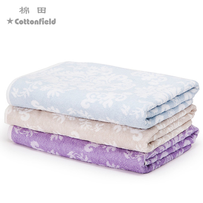 柔软吸水提花纯棉大浴巾
