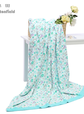 棉田纯棉 高端单人毛巾被 柔软舒适毛巾毯盖毯SKT21202