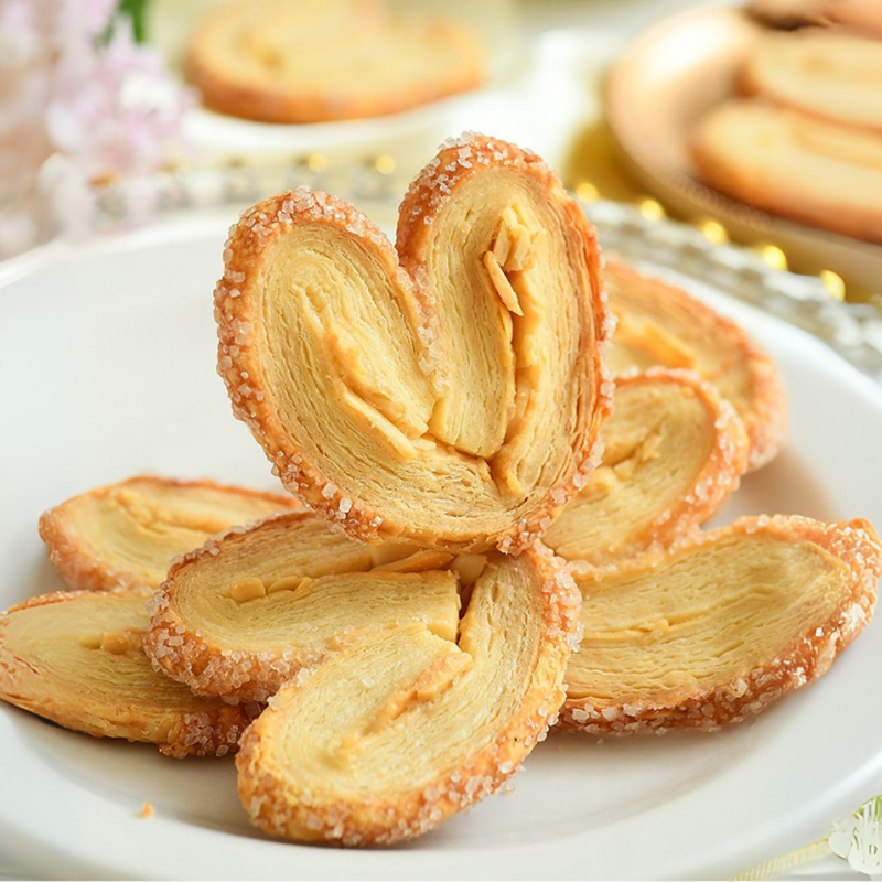 黄油蝴蝶酥 千层酥 零食饼干中式糕点心甜品网红食品解馋下午茶