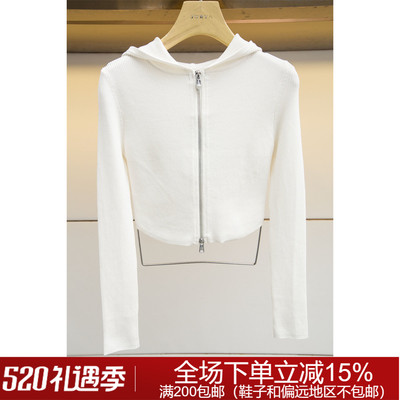 专柜正品秋冬时尚连帽O161401D卓雅针织衫2680元