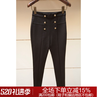 专柜正品秋冬时尚ECRCDB57卡洛琳针织裤子1280元