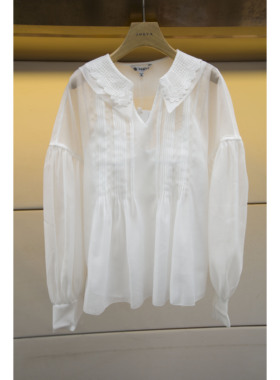 专柜正品春夏时尚甜美N20C0201周末上衣2580元