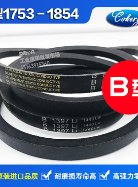 进口三角皮带B1753B1778B1800B1803B1829B1850B1854B1880B1900Li