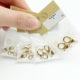 日本贵和配件龙虾扣镀金银色进口手工饰品DIY拉链扣材料