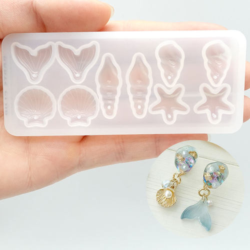 海洋元素滴胶模具硅胶UV滴胶饰品