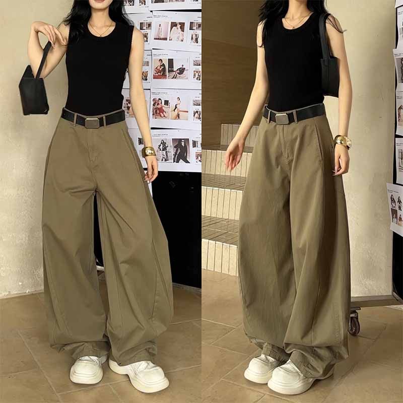 86262简约气质休闲裤女2025新款显瘦宽松阔腿弯刀女裤爆款裤,女装/女士精品,休闲裤,淘宝优惠券,粉丝福利购,淘宝优惠卷