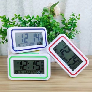 老人闹钟 大音量电子闹钟盲人夜光语音报时表送电池 中文整点报时