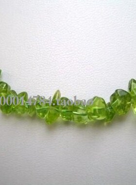 天然橄榄石碎石项链手链