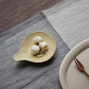 禾下| 手作粗陶豆皿 点心小碟 调料碟