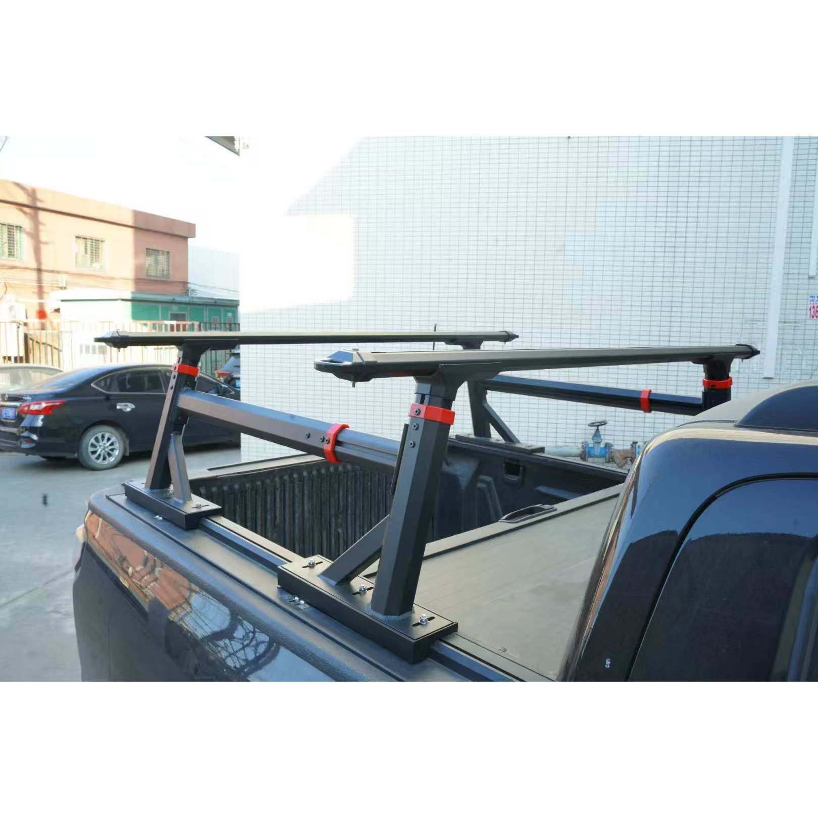 福特游骑侠猛禽F150公羊皮卡车后斗多功能行李架拓展架龙门架改装