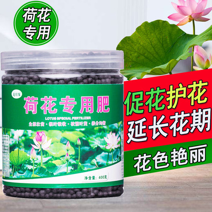 荷花专用肥碗莲营养液睡莲荷花肥料莲花水培水溶莲藕土缸盆栽荷塘