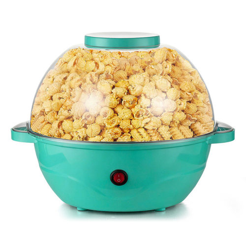 全自动爆米花机 电动电热爆谷机可加油加糖爆玉米机Popcorn Maker