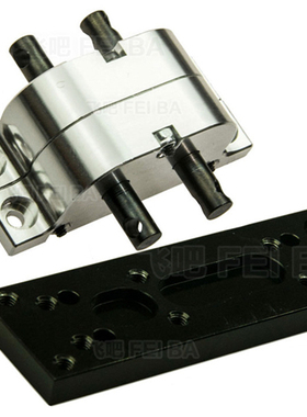 模型车齿比1:1分动箱 1:14田宫拖头分动箱 SCX10 D90改装过桥器