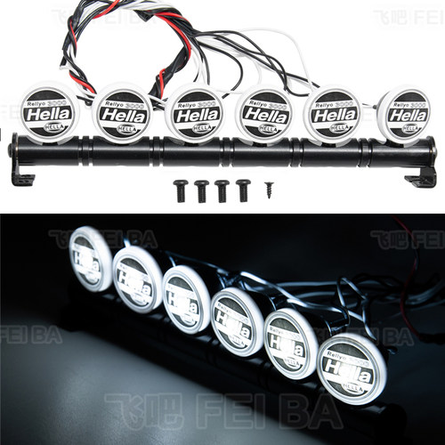 1/10攀爬车HELLA顶灯车灯射灯