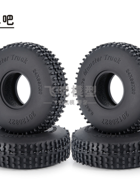 1/18 TRX4M 路虎烈马1.1寸胎皮轮胎 攀爬车64*20MM SCX24 FMS