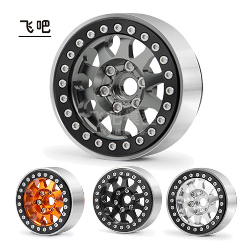 1.9寸飞吧轮毂金属水滴免粘夹胎