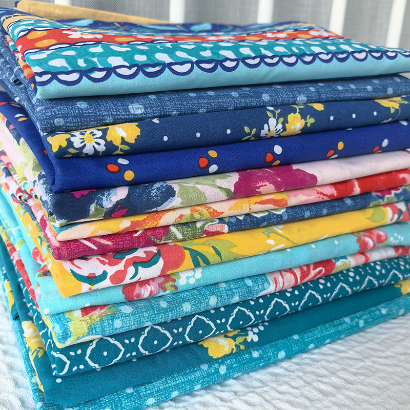 外贸尾单美式田园风100%纯棉枕套全棉平纹印花枕芯套四季通用床品